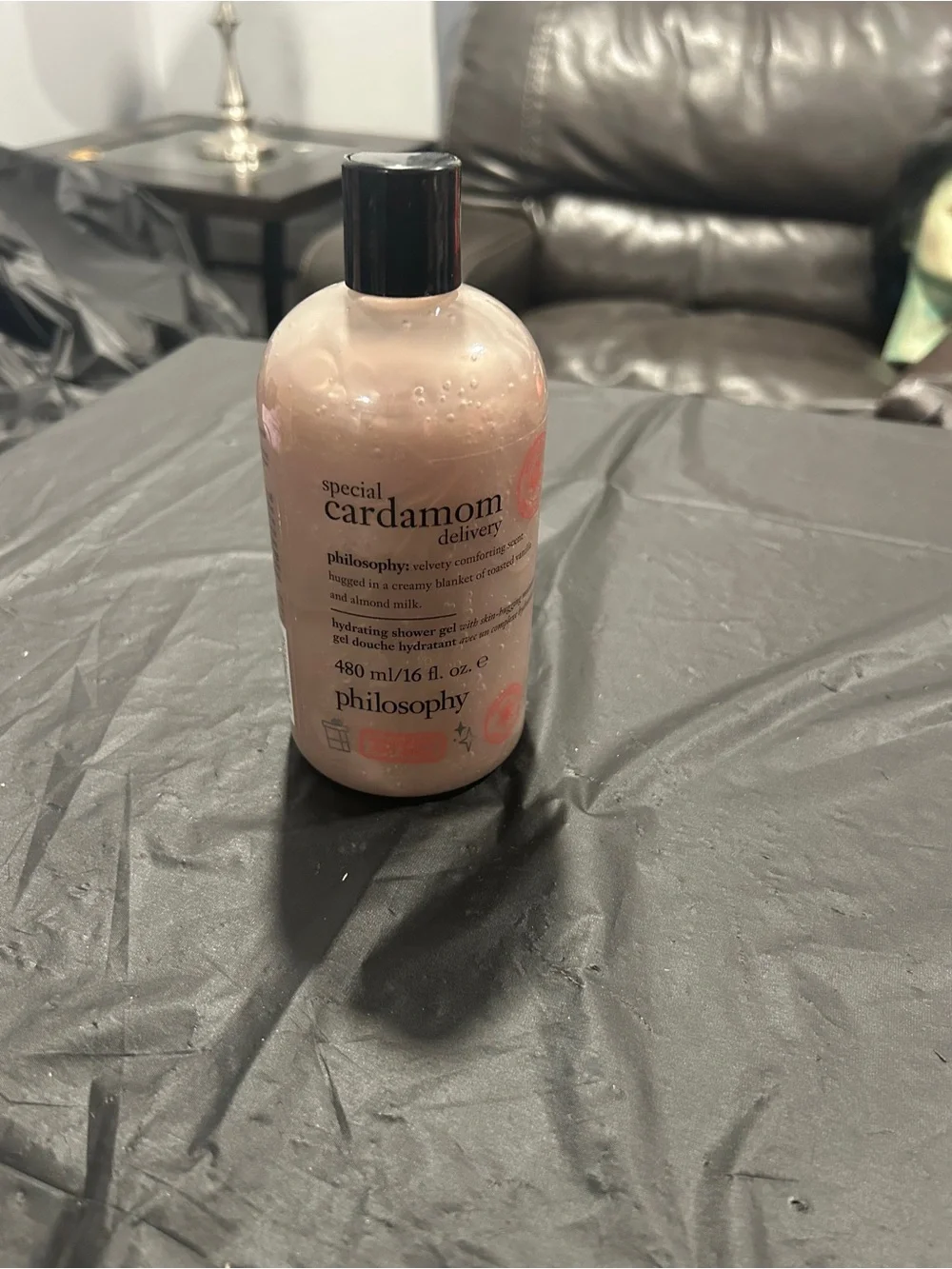 Philosophy Special Cardamom Delivery Shower Gel - Cream & Pink Accents